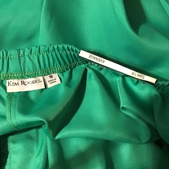 Kim Rogers Comfort Waist Capri Pants 18 Average NWT - Picture 3 of 5